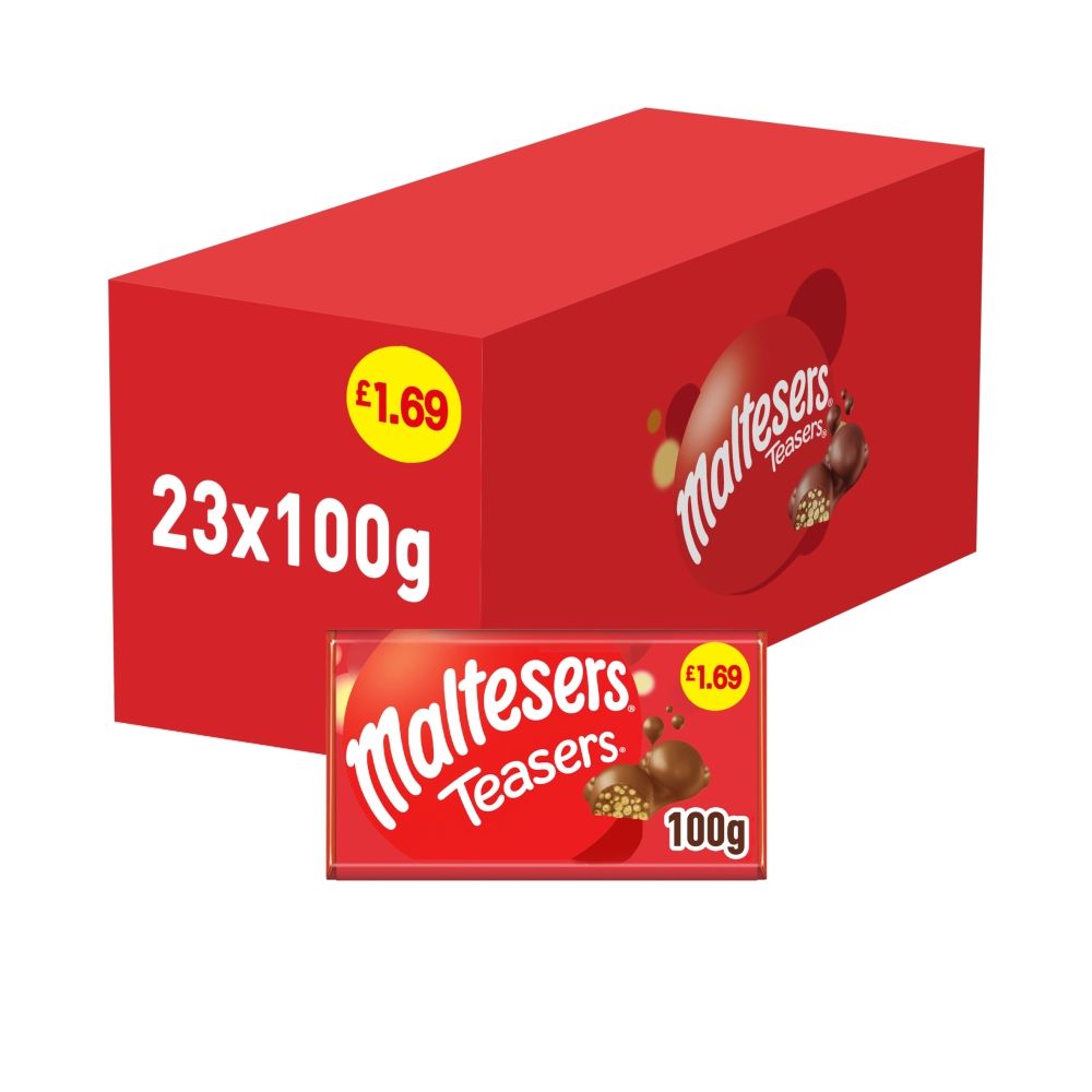 Maltesers Teasers Chocolate Honeycomb Bar 100g