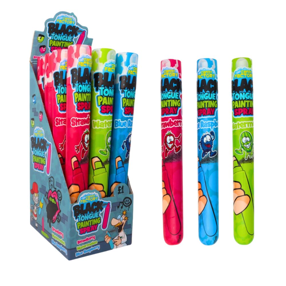 Crazy Candy Factory Black Tongue Painting Spray