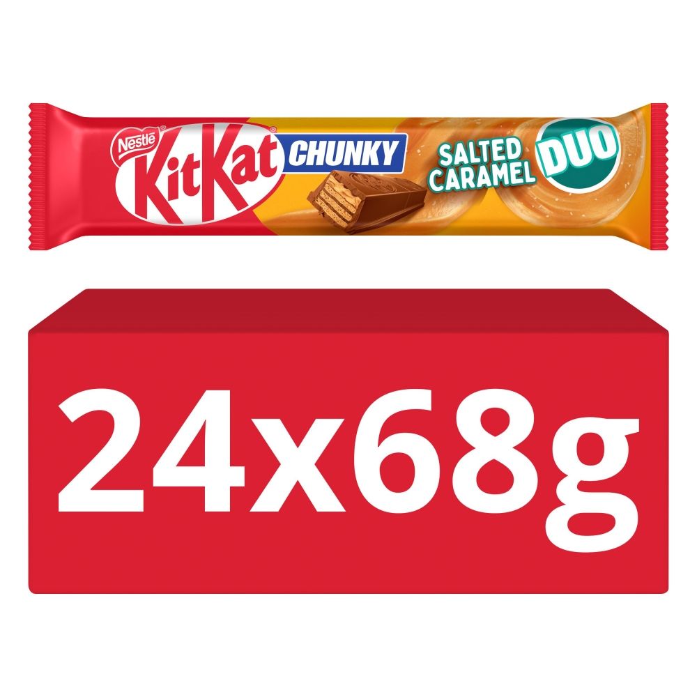KitKat Chunky Duo Salted Caramel Chocolate Bar 68g