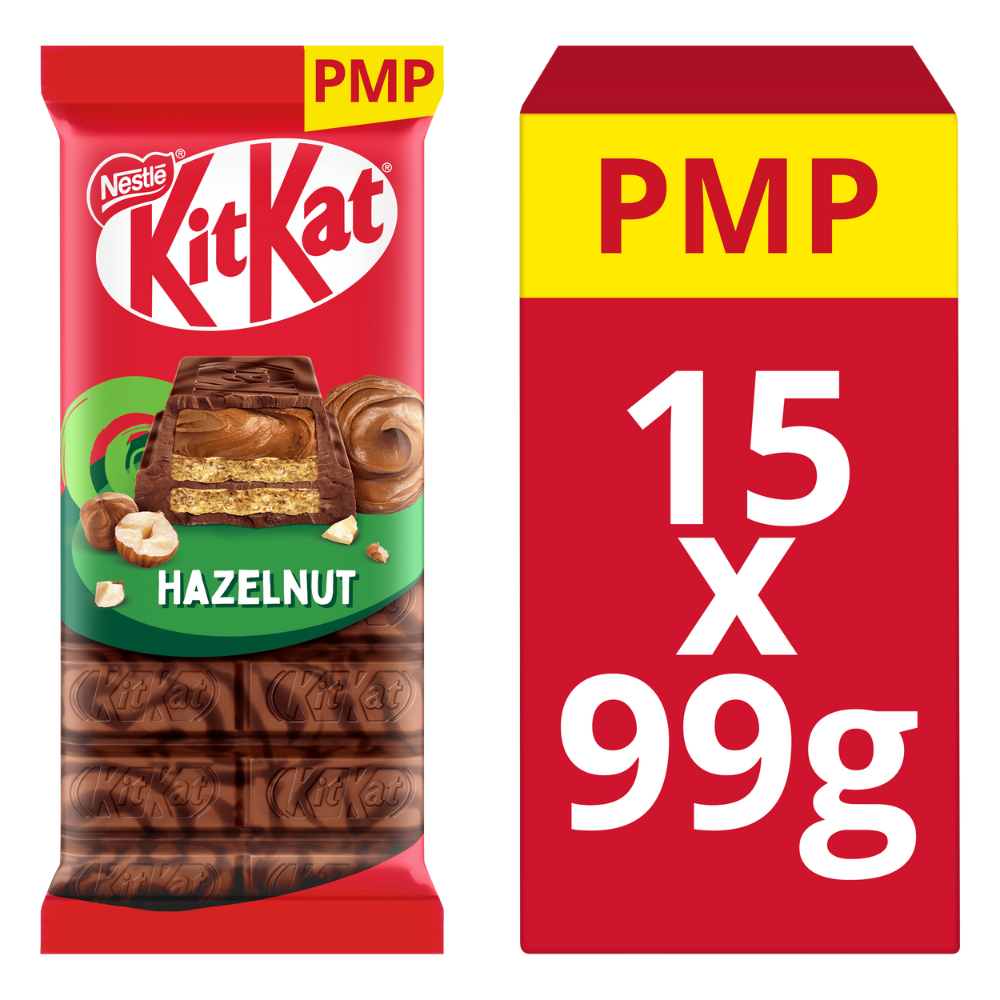 KitKat Hazelnut Chocolate Sharing Bar 99g