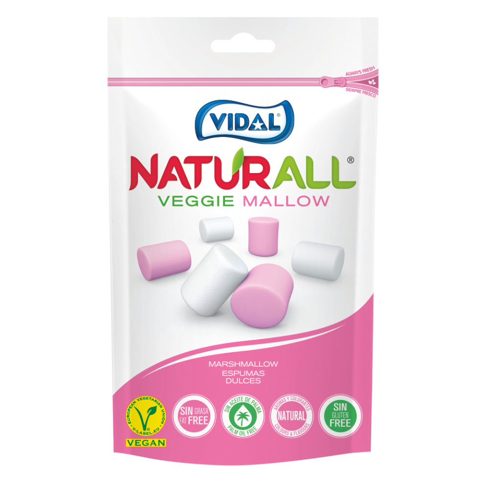 Vidal Naturall Veggie Mallows pouch