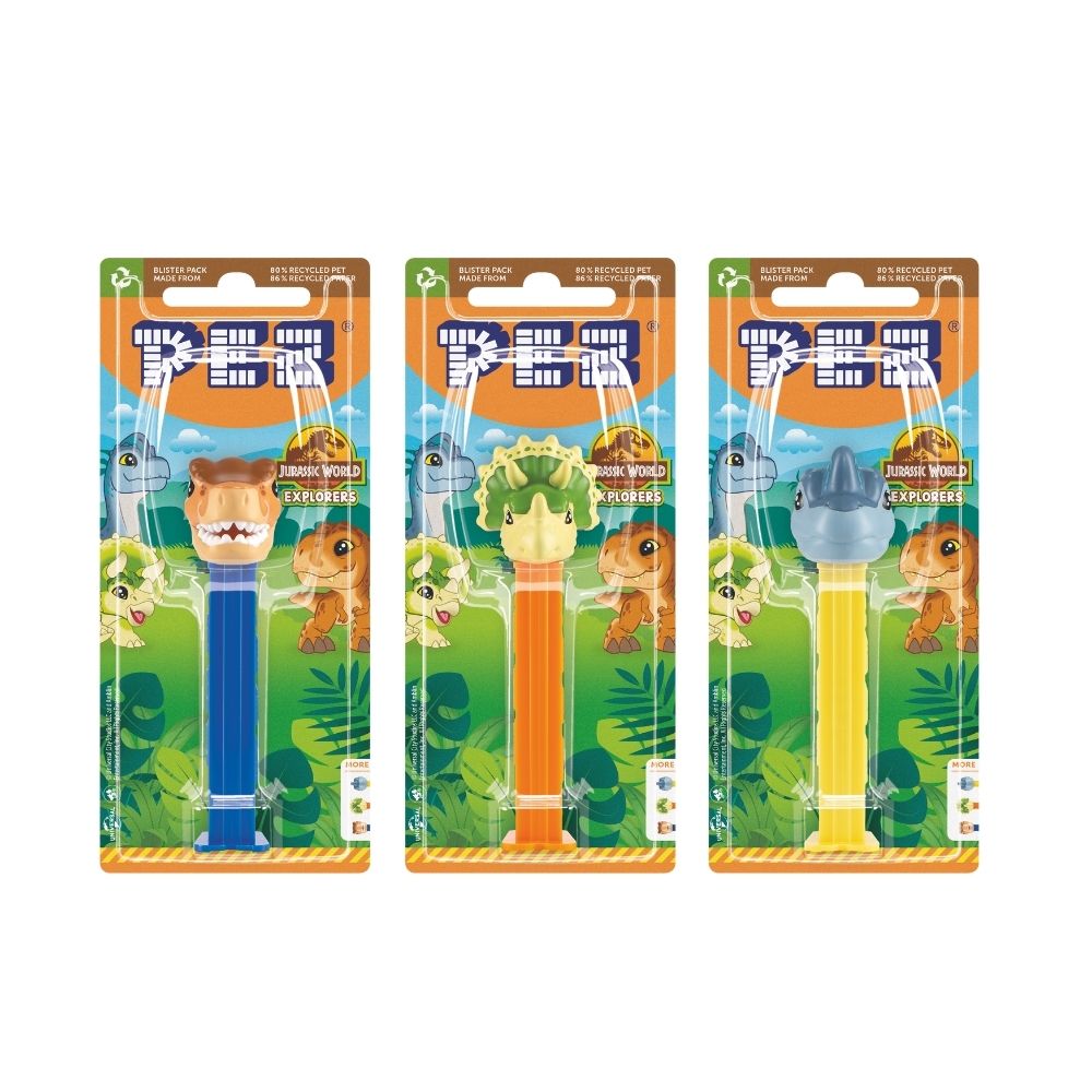Pez Jurassic World dispenser designs