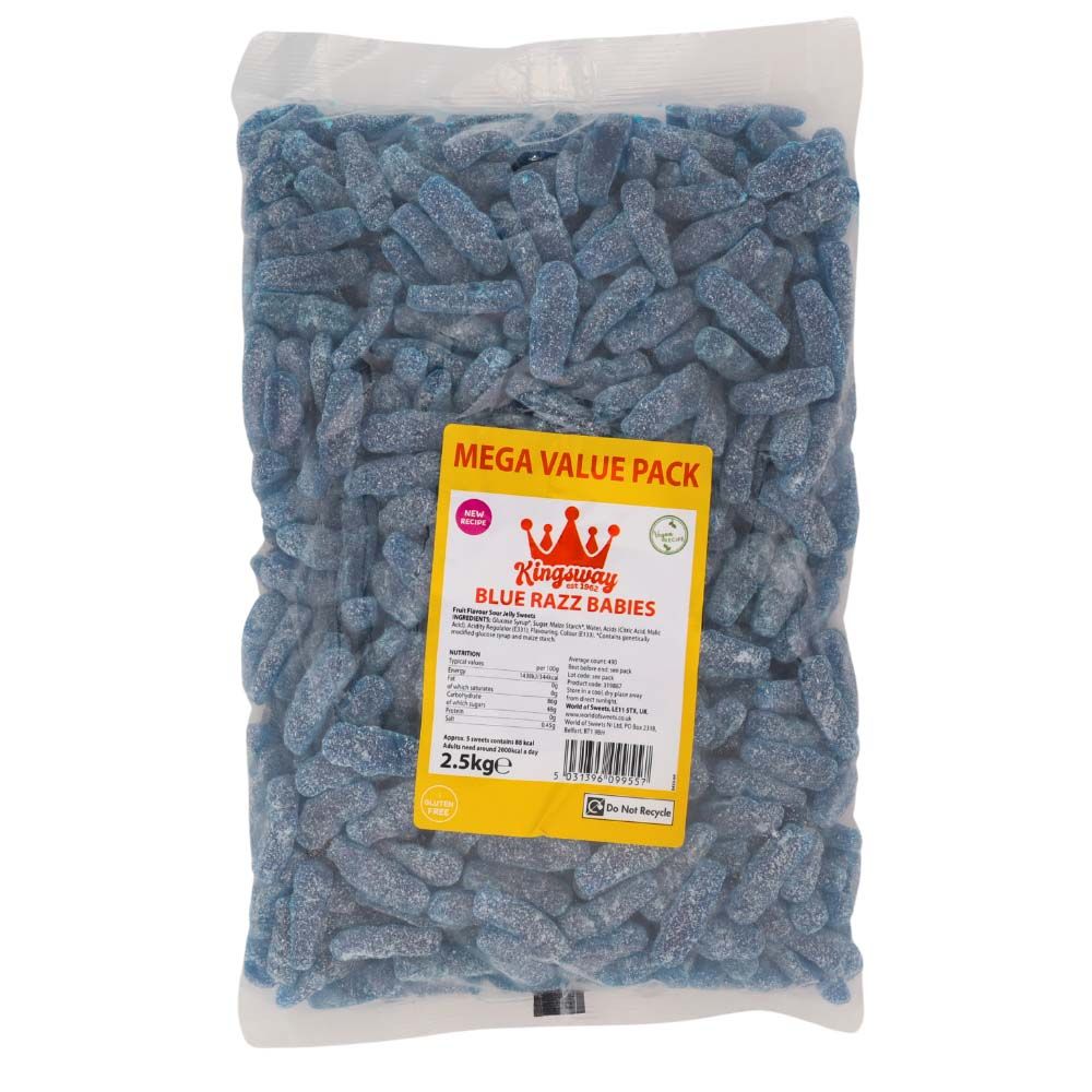 Kingsway Mega Value Blue Razz Babies 2.5kg