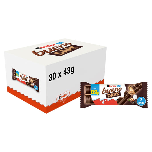 Kinder Bueno Dark Chocolate Twin Bars 43g PMP