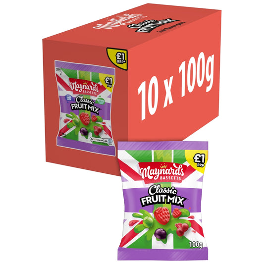 Maynards Bassetts Classic Fruit Mix Jelly 100g