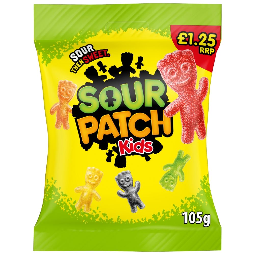 Sour Patch Kids Original Candy 105g £1.25 PMP bag