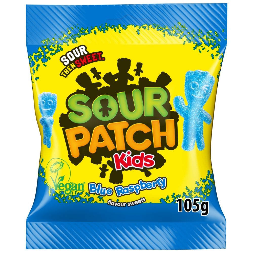 Sour Patch Kids Blue Raspberry Candy 105g bag