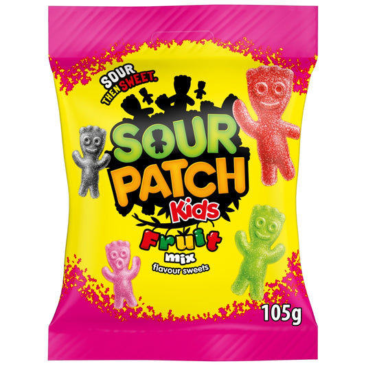Sour Patch Kids Fruit Mix Candy Bag 105g