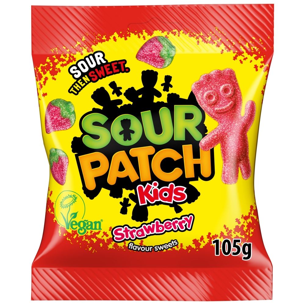 Sour Patch Kids Strawberry Candy 105g bag