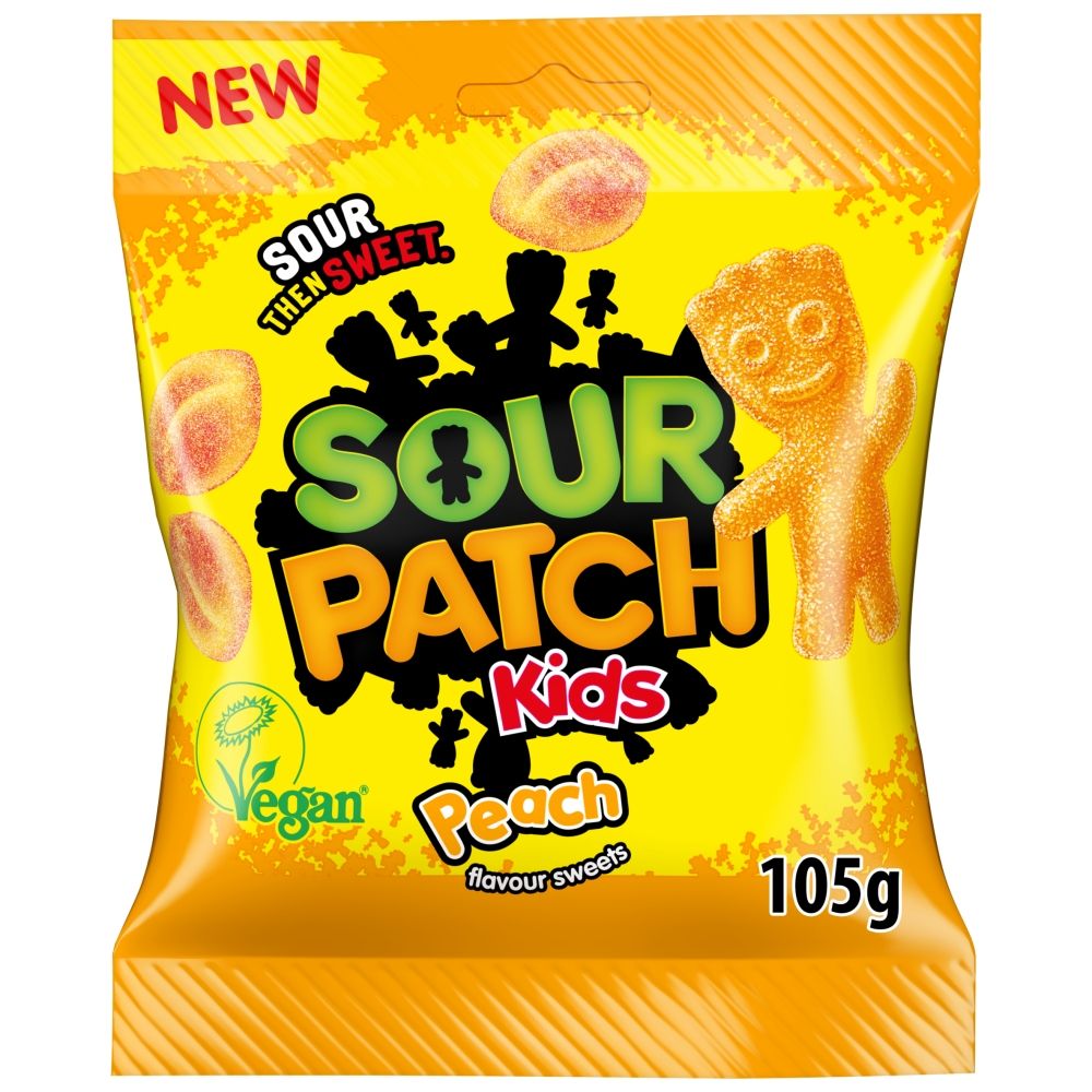 Sour Patch Kids Peach Candy 105g bag