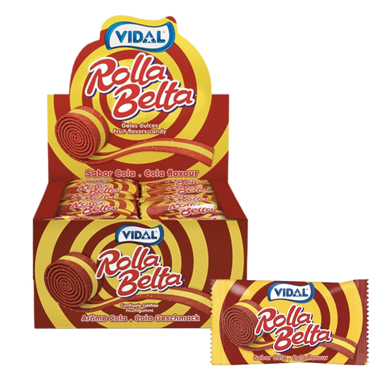 Vidal Rolla Belta Cola 19g case of 24