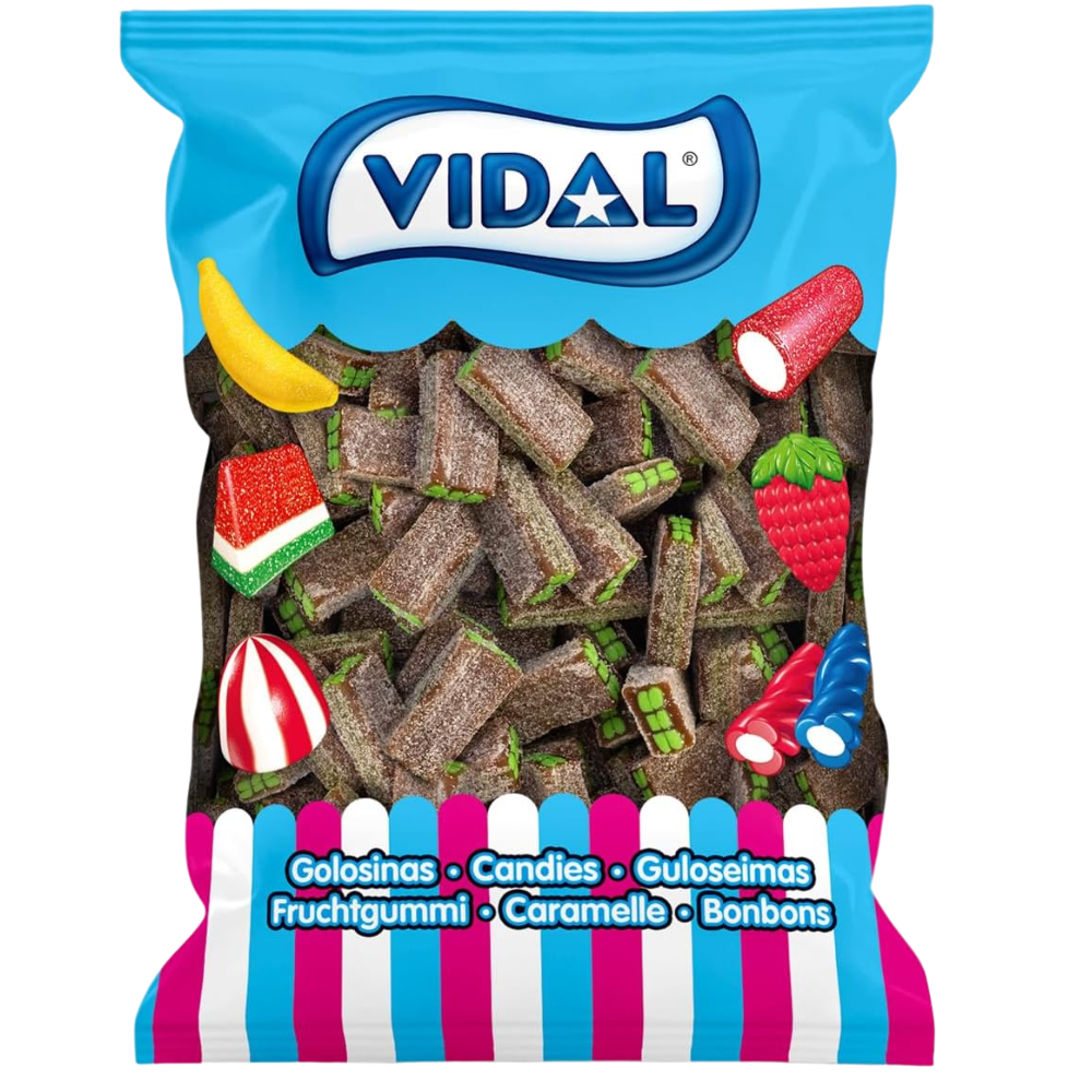 Vidal Filled Cola Bricks sweets