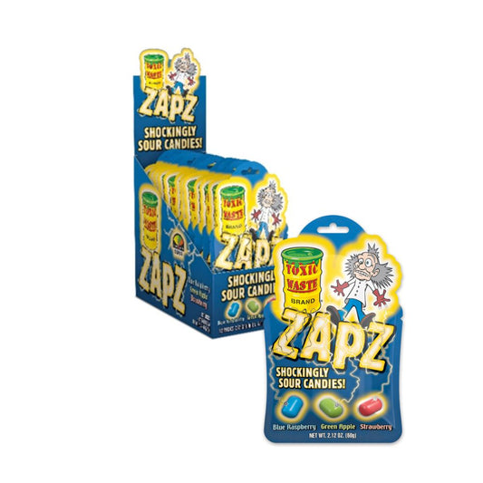 Toxic Waste Zapz Shockingly Sour Candy 60g