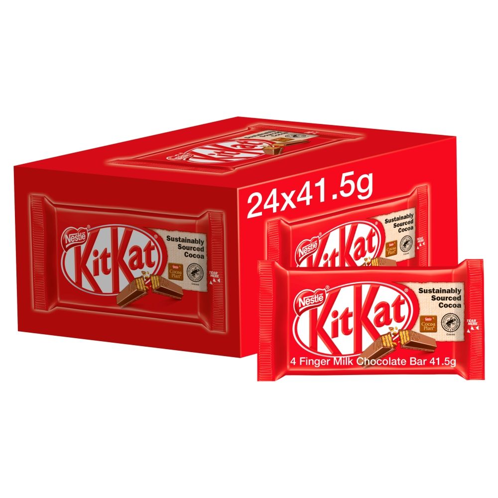 KitKat 4 Finger Milk Chocolate Biscuit Bar 41.5g
