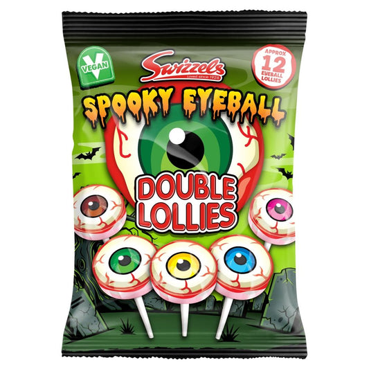 Swizzels Spooky Eyeball Double Lollies 130g