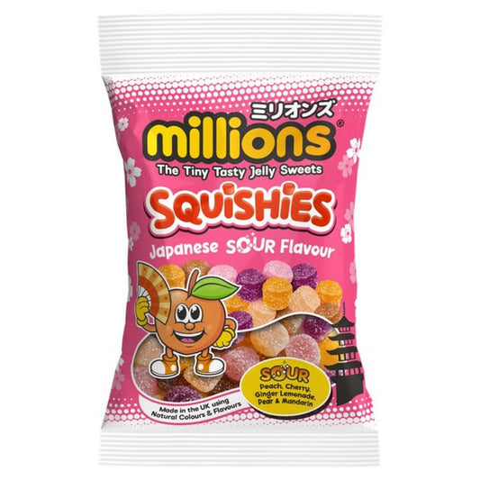 Millions Squashies Japanese Sour Flavour Bag 130g