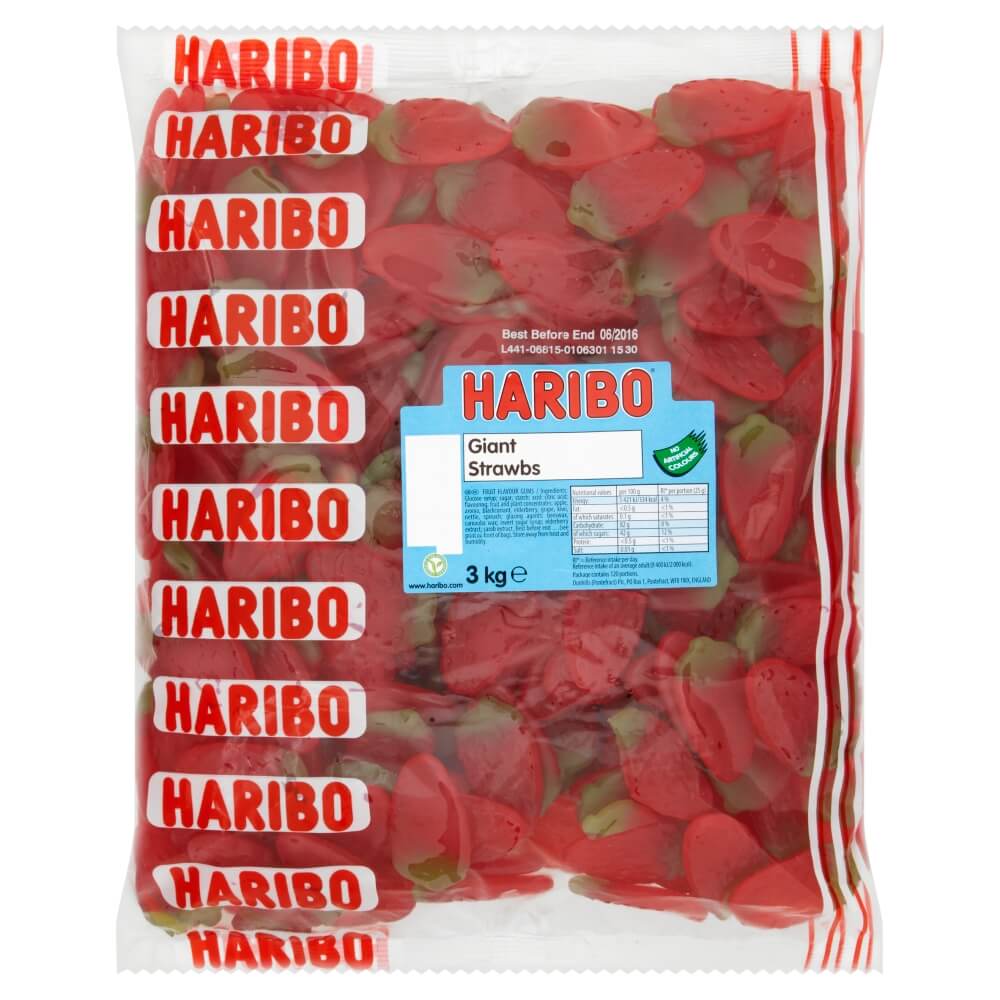 Haribo Giant Strawbs sweets