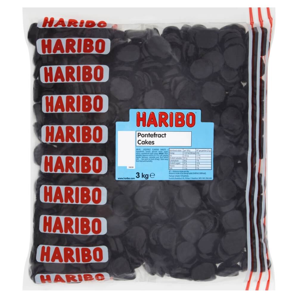 Haribo Pontefract Cakes liquorice discs