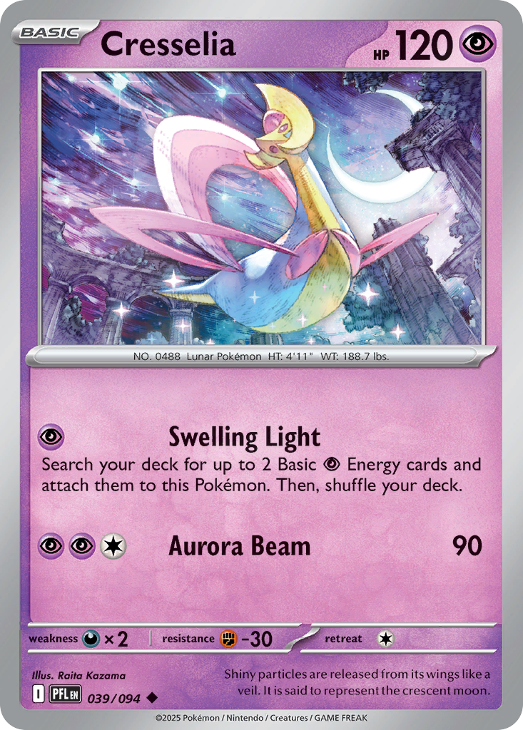 Cresselia Phantasmal Flames 39/094