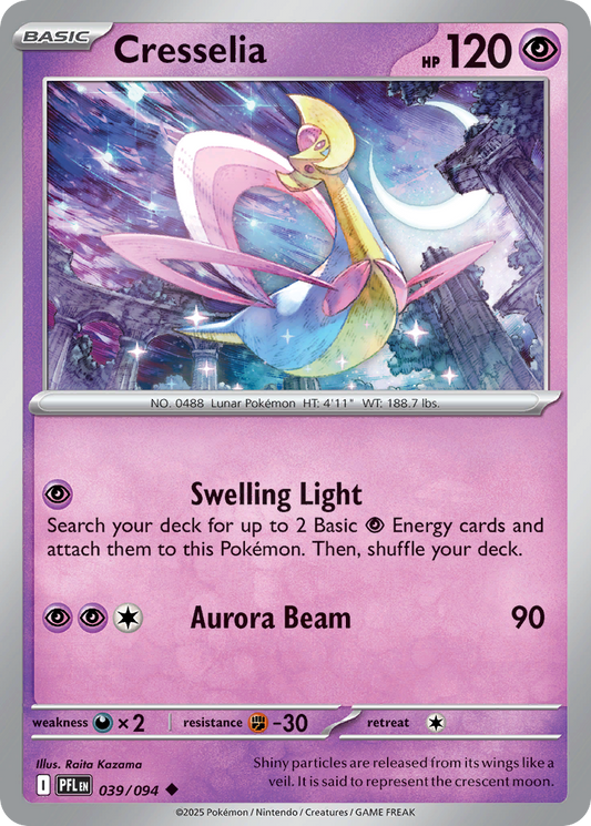 Cresselia Phantasmal Flames 39/094