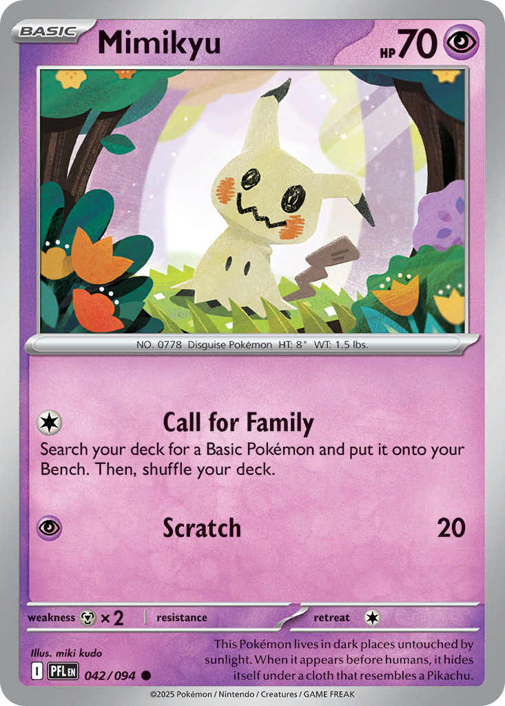 Mimikyu Phantasmal Flames 42/094
