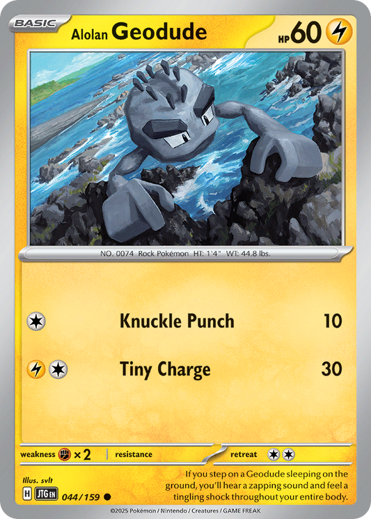 Journey Together Alolan Geodude 44/159