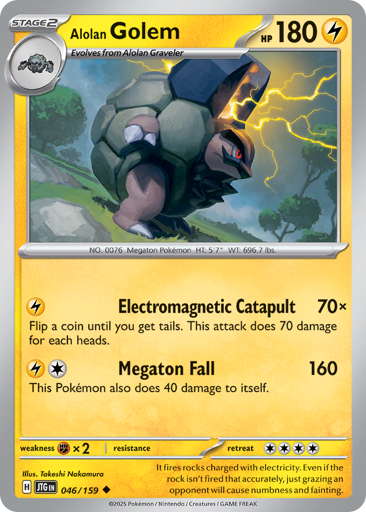 Journey Together Alolan Golem 46/159