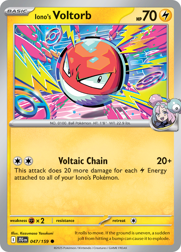 Journey Together Iono's Voltorb 47/159