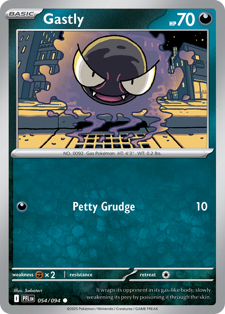 Gastly Phantasmal Flames 54/094