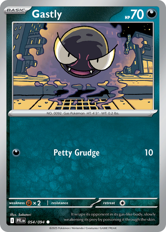 Gastly Phantasmal Flames 54/094