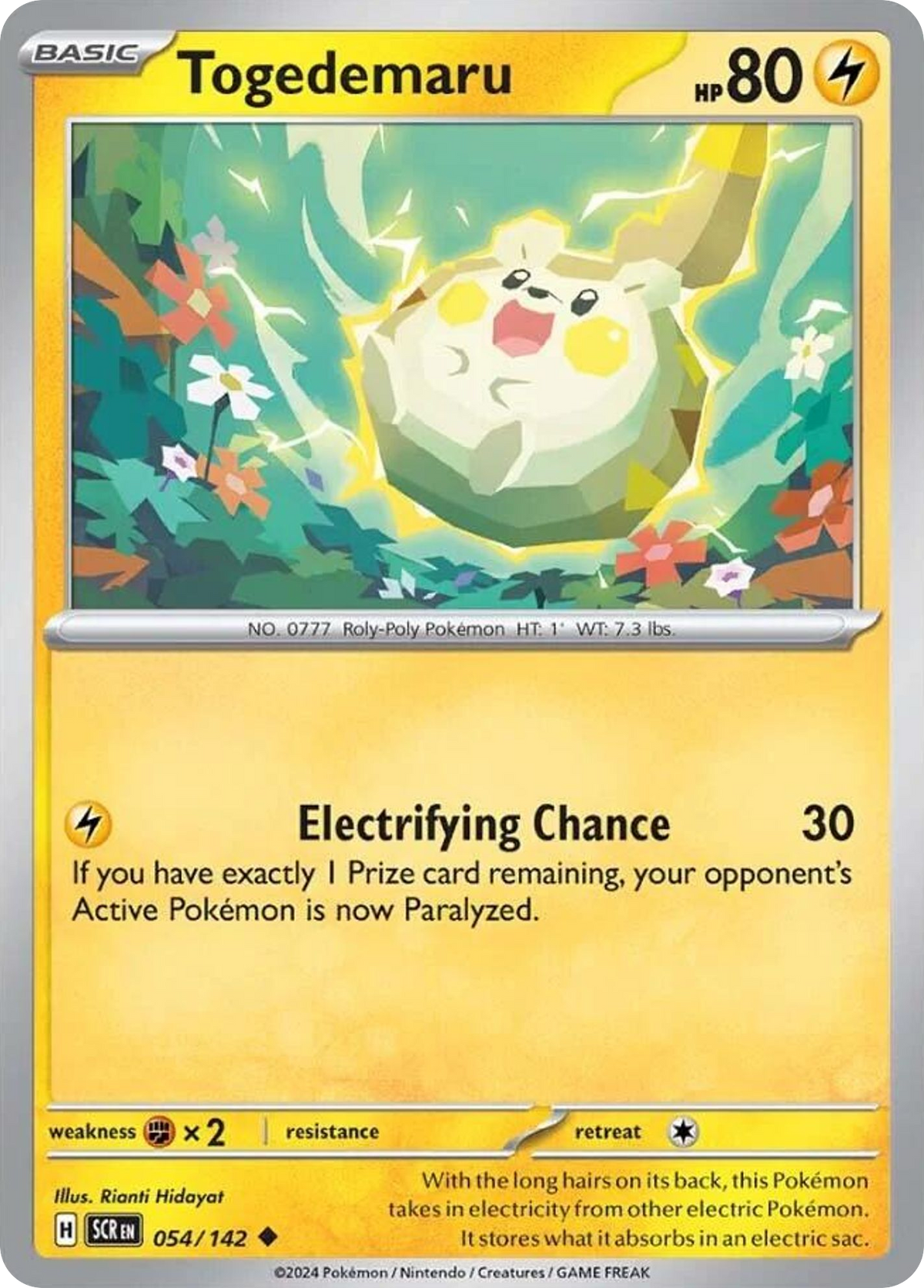 Stellar Crown Togedemaru 54/142