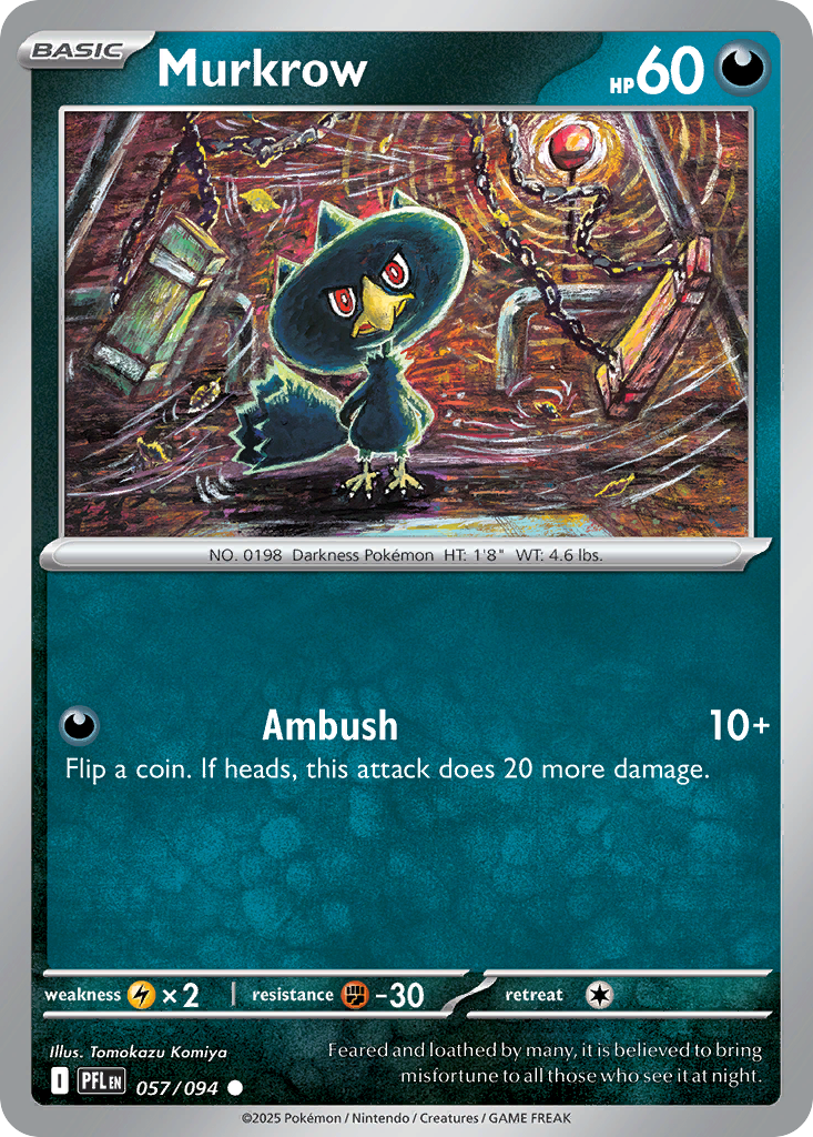Murkrow Phantasmal Flames 57/094
