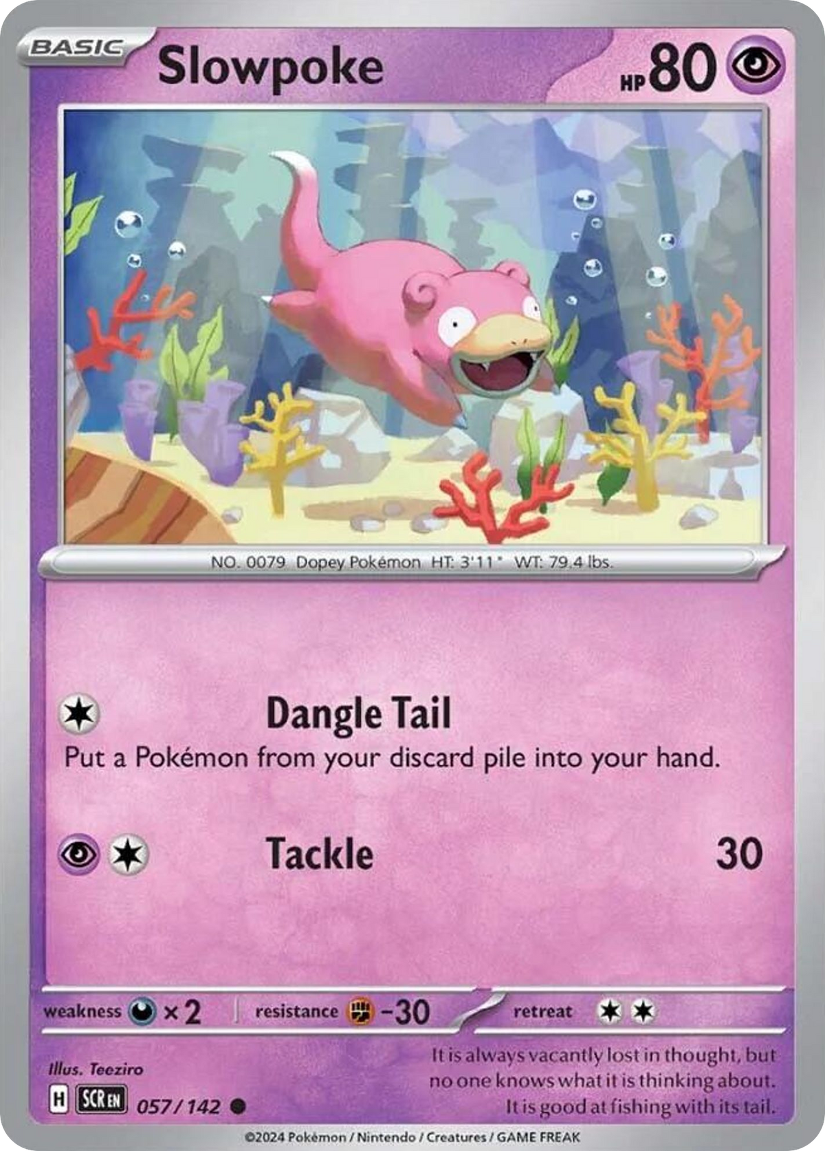 Stellar Crown Slowpoke 57/142