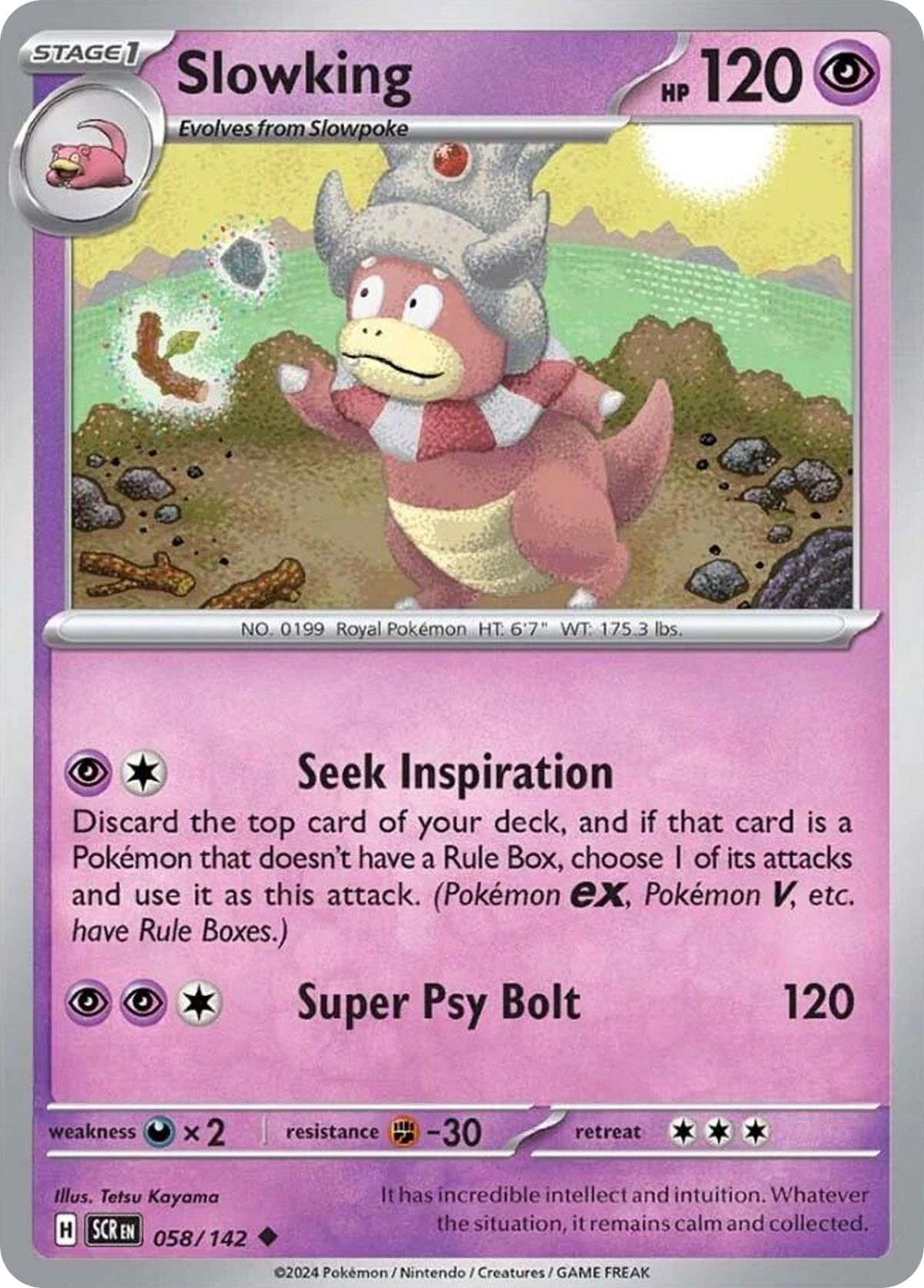 Stellar Crown Slowking 58/142