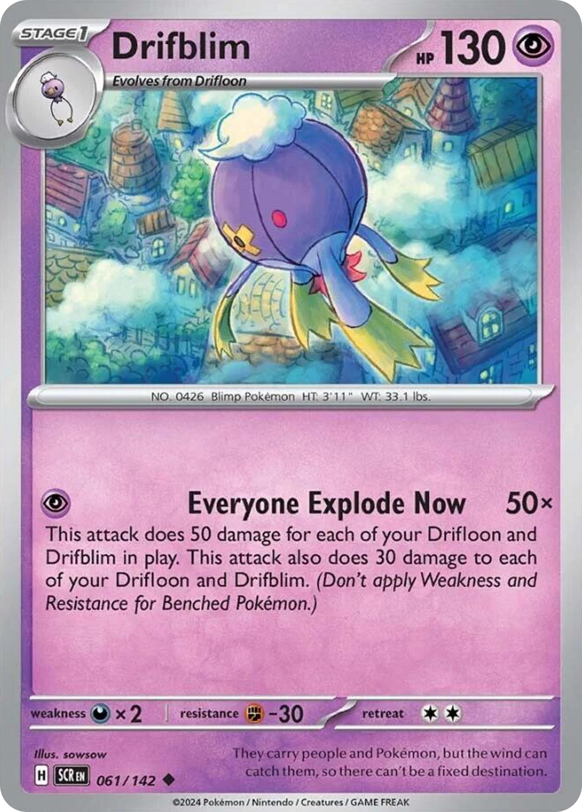 Stellar Crown Drifblim 61/142
