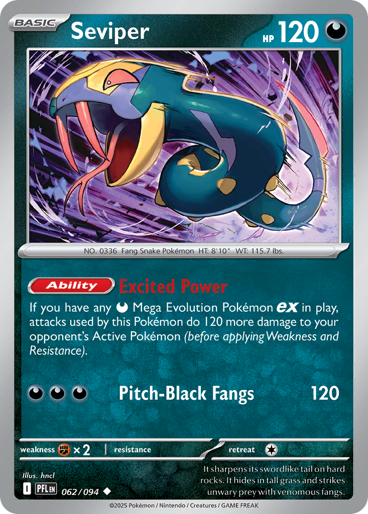 Seviper Phantasmal Flames 62/094