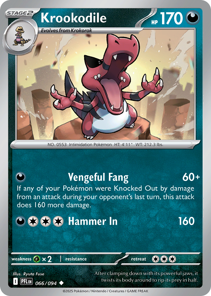 Krookodile Phantasmal Flames 66/094