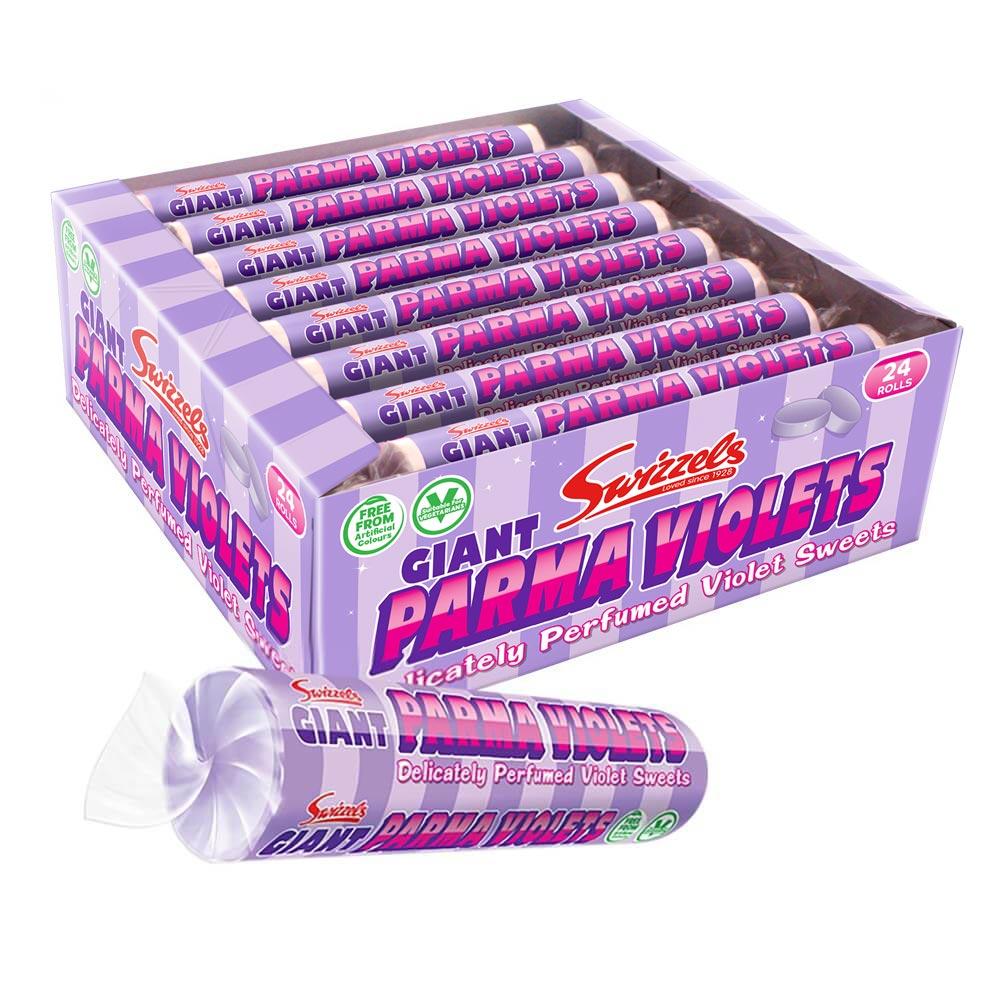 Swizzels Giant Parma Violets 40g — Case of 24