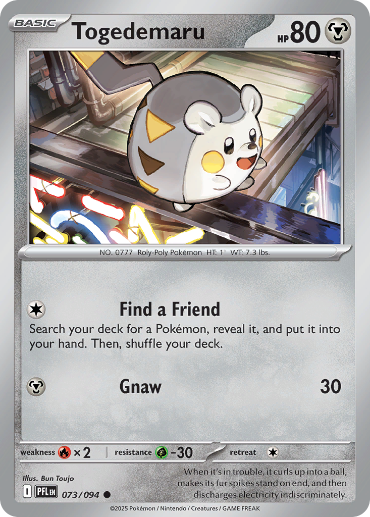 Togedemaru Phantasmal Flames 73/094