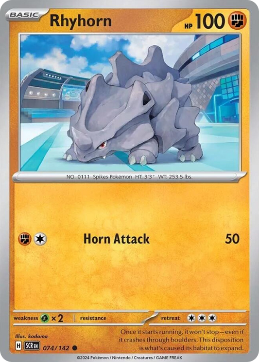 Stellar Crown Rhyhorn 74/142