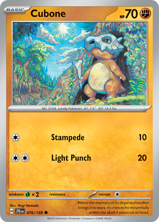 Journey Together Cubone 76/159