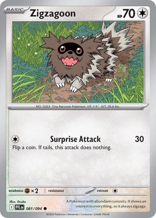 Zigzagoon Phantasmal Flames 81/094