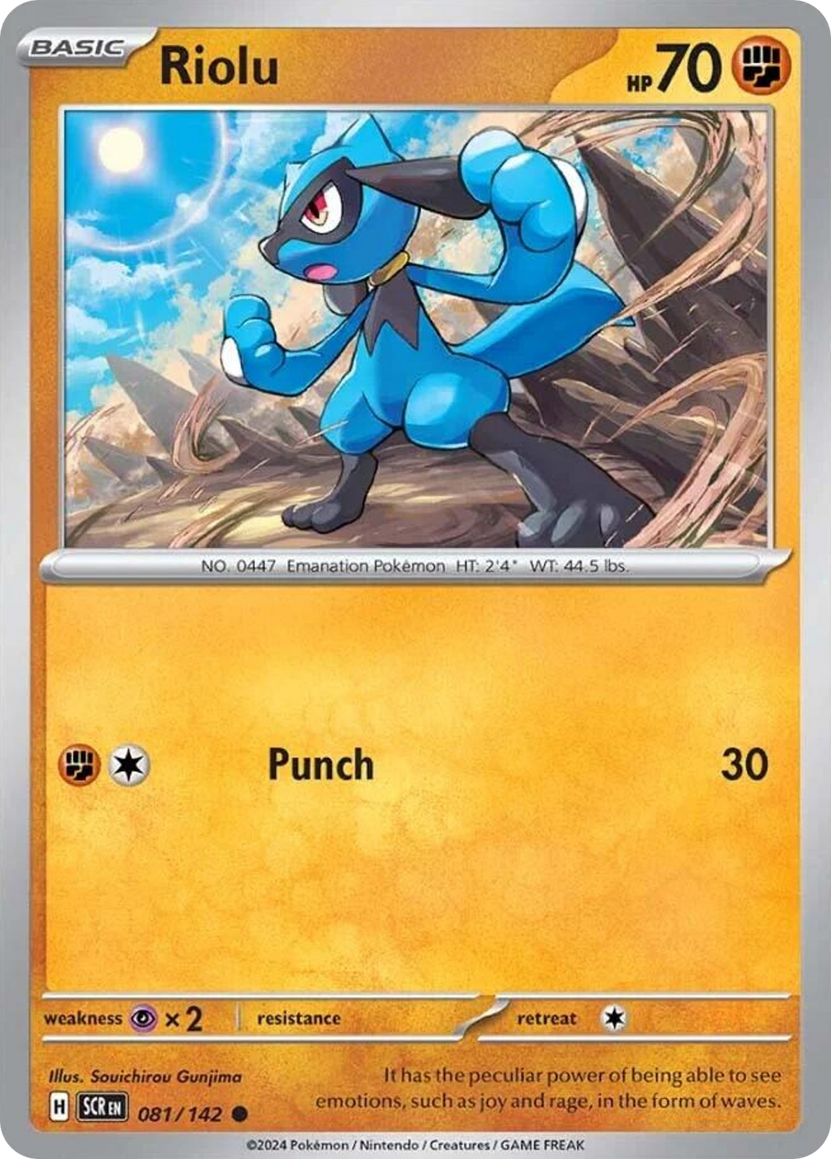 Stellar Crown Riolu 81/142