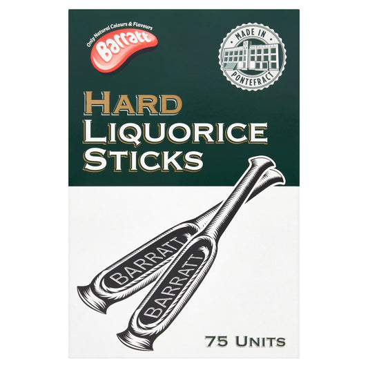 Barratt Hard Liquorice Sticks (75 Pieces)