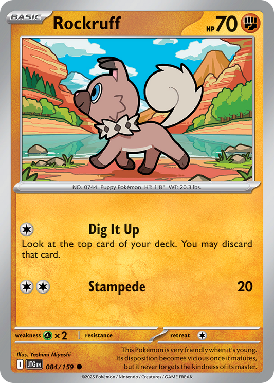 Journey Together Rockruff 84/159