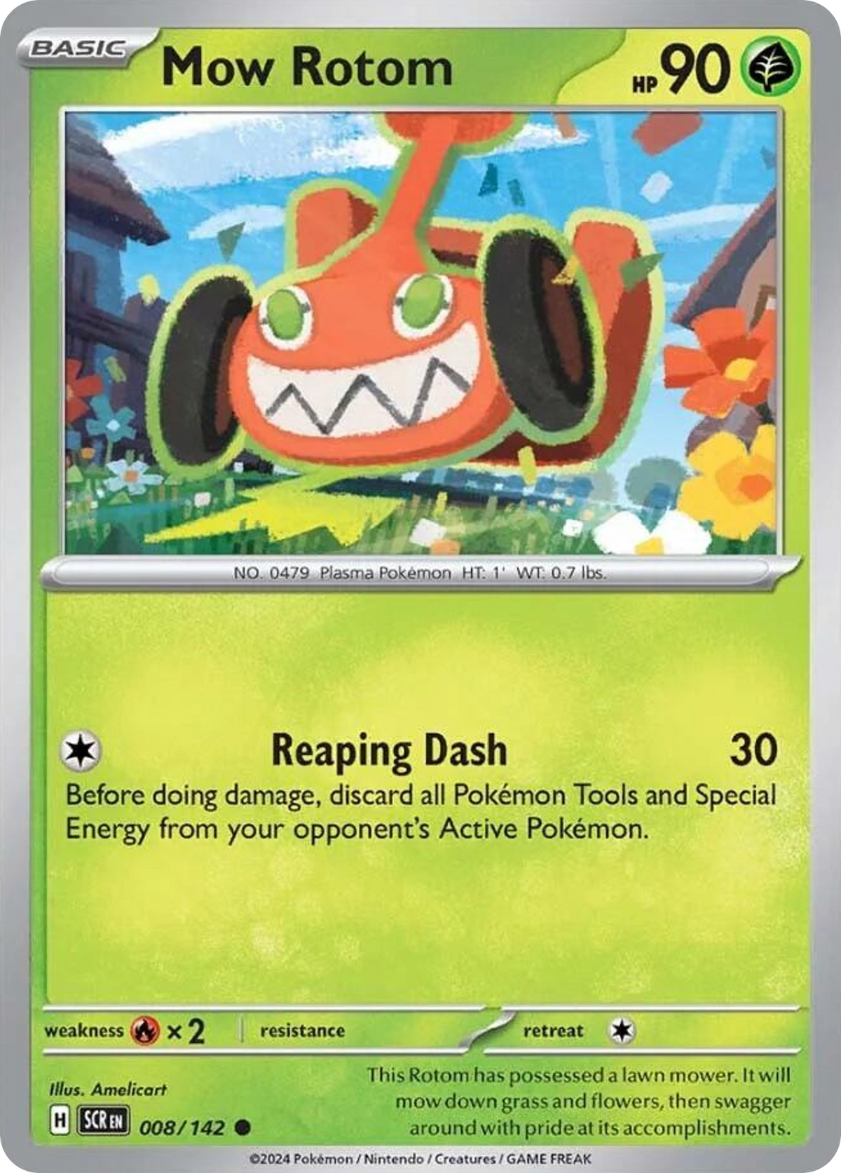 Stellar Crown Mow Rotom 8/142