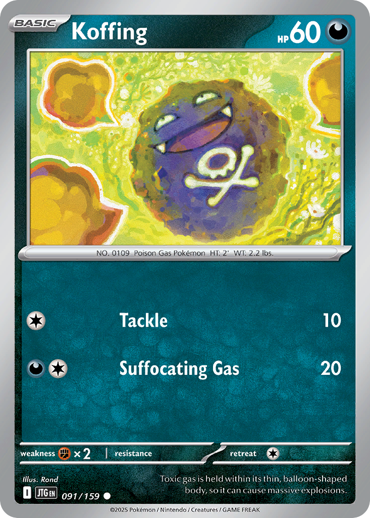 Journey Together Koffing 91/159