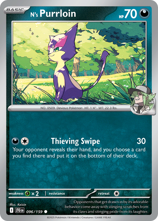 Journey Together N's Purrloin 96/159