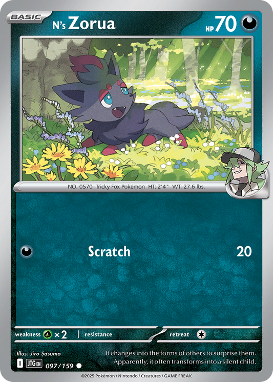Journey Together N's Zorua 97/159
