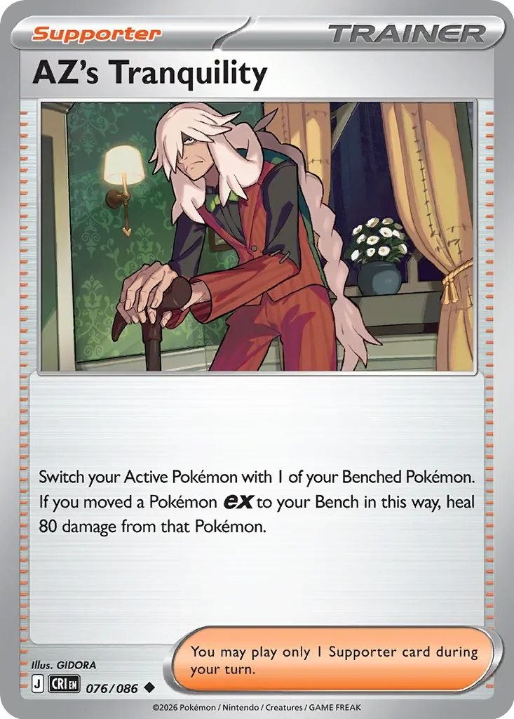 Pokémon TCG: Chaos Rising — AZ's Tranquility 76/086